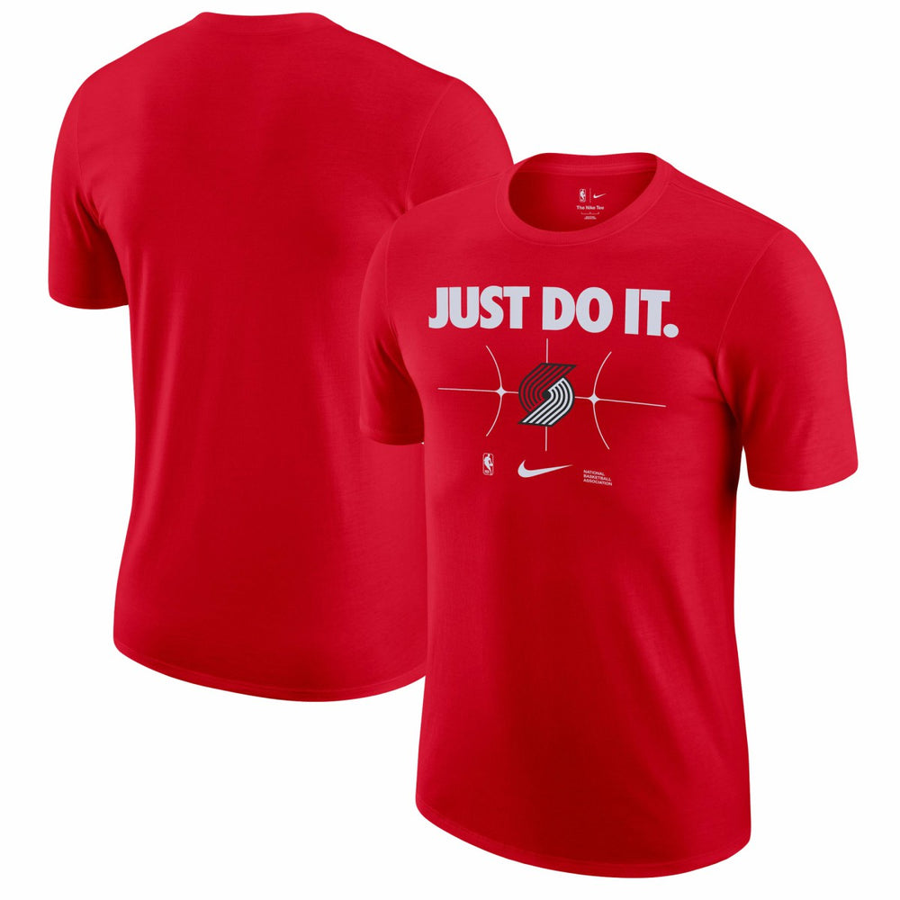 Portland Trail Blazers Just Do It T-Shirt - Red shop