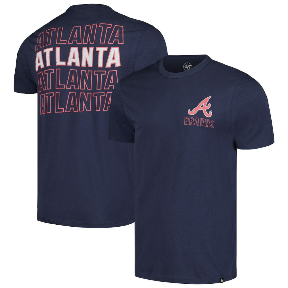 Atlanta Braves Hang Back Franklin T-Shirt Navy