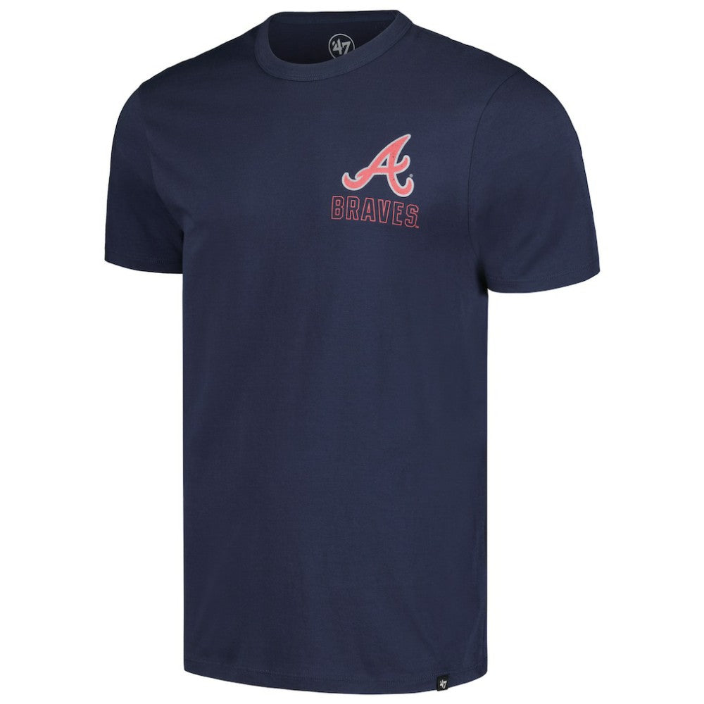 Atlanta Braves Hang Back Franklin T-Shirt Navy