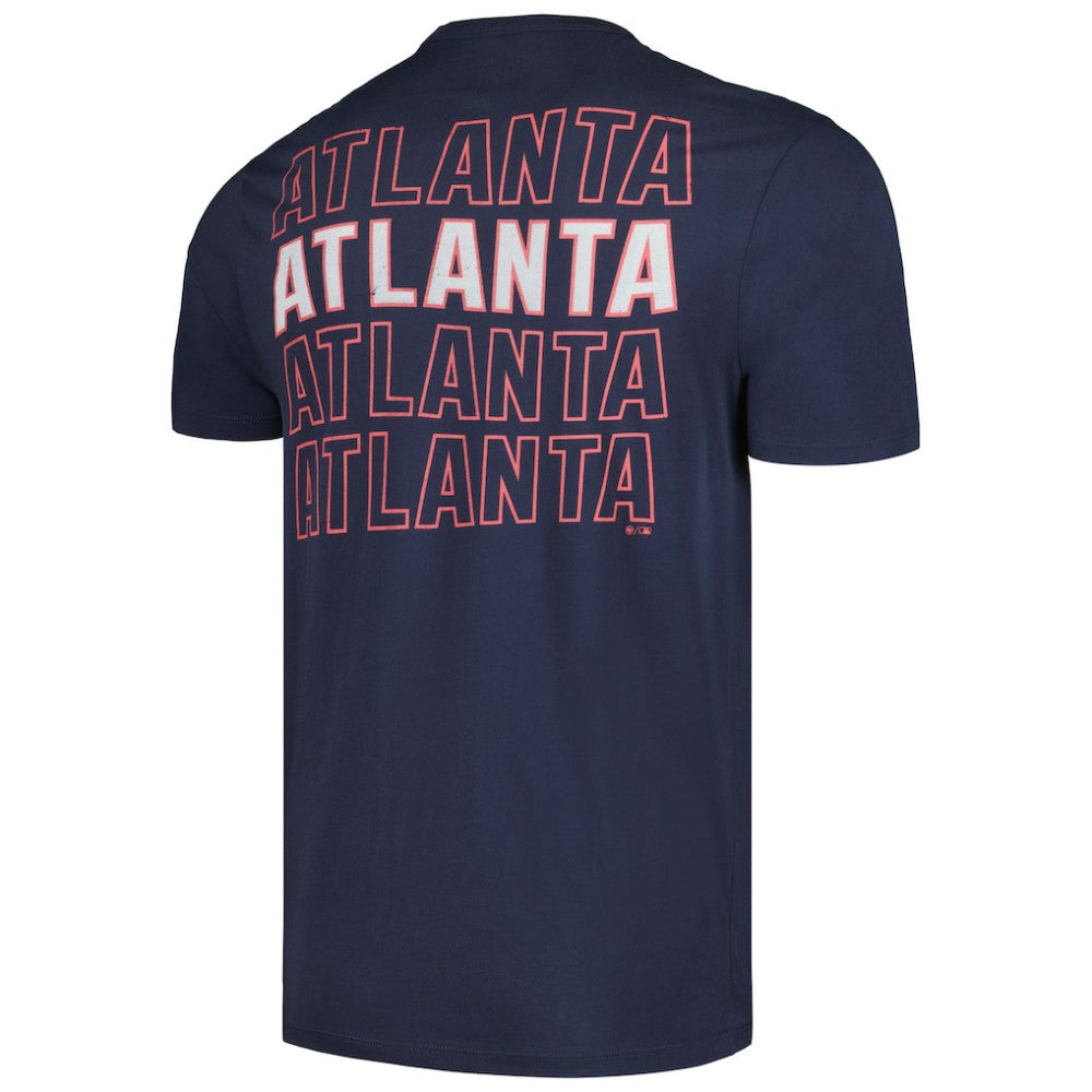 Atlanta Braves Hang Back Franklin T-Shirt Navy