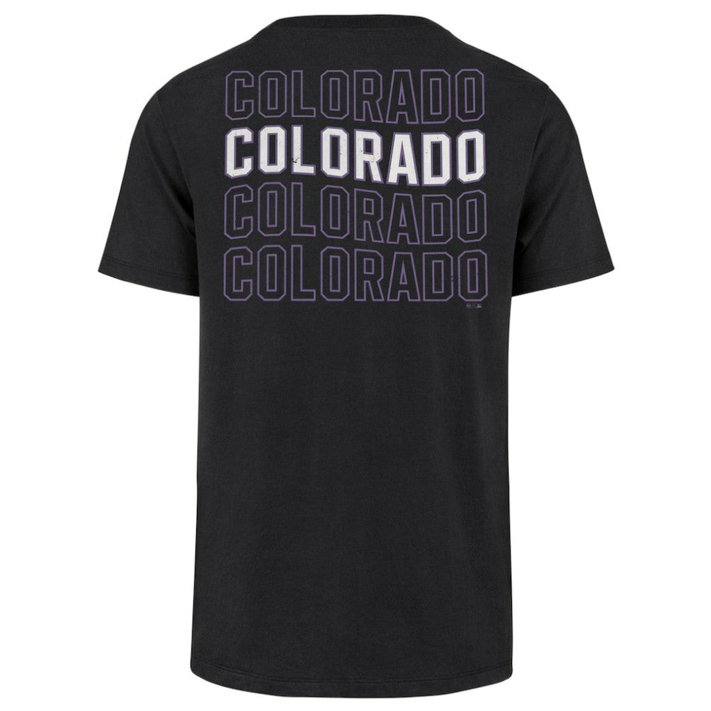 Colorado Rockies Hang Back Franklin T-Shirt Black