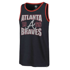Atlanta Braves Upload Franklin Tank Top Navy