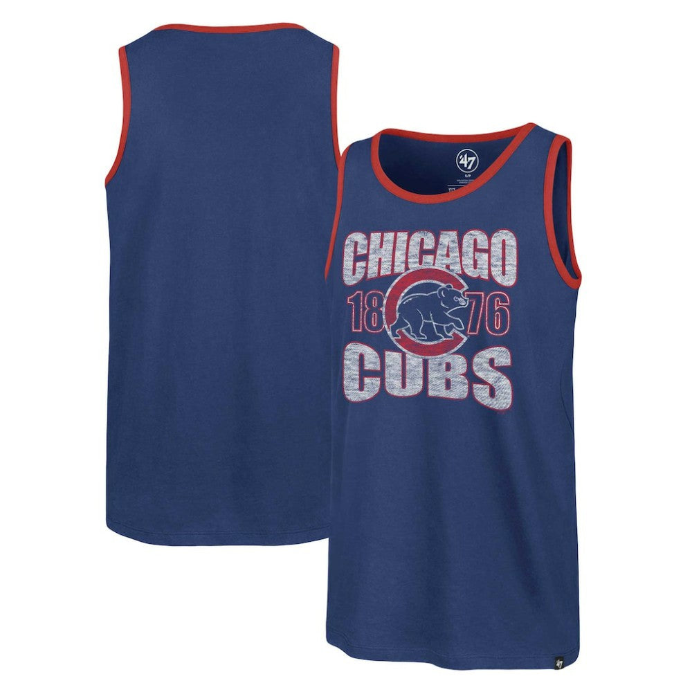 Chicago Cubs Upload Franklin Tank Top Royal