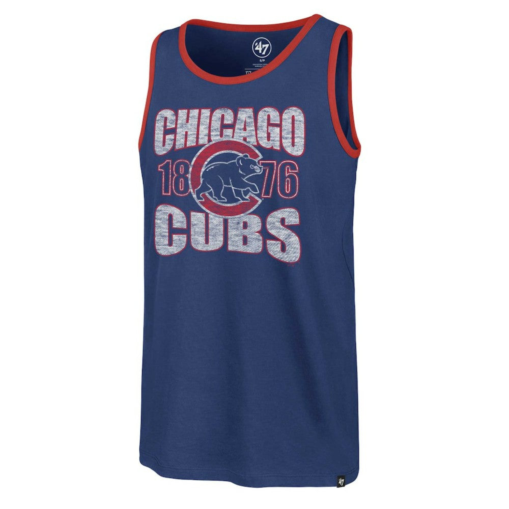 Chicago Cubs Upload Franklin Tank Top Royal