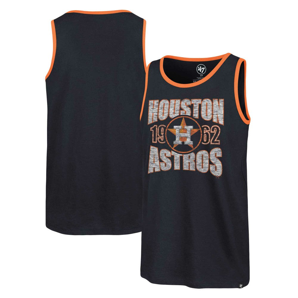 Houston Astros Upload Franklin Tank Top Navy