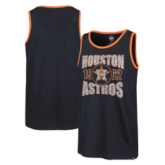 Houston Astros Upload Franklin Tank Top Navy