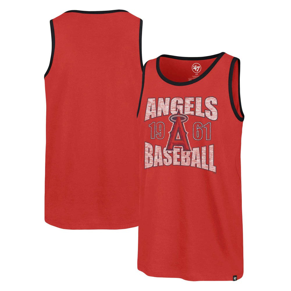 Los Angeles Angels Upload Franklin Tank Top Red