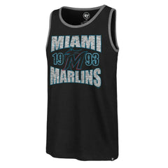 Miami Marlins Upload Franklin Tank Top Black