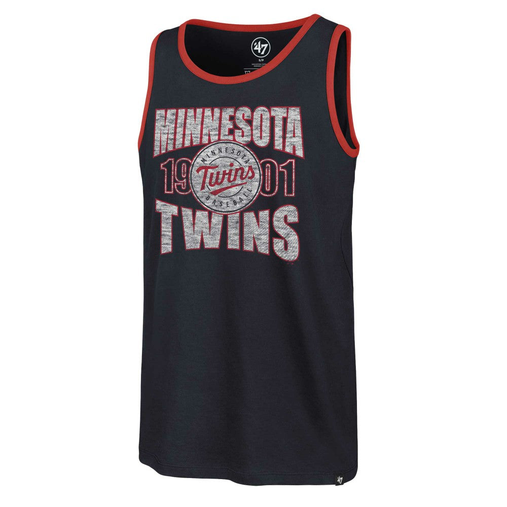Minnesota Twins Upload Franklin Tank Top Navy