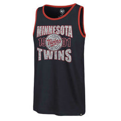 Minnesota Twins Upload Franklin Tank Top Navy