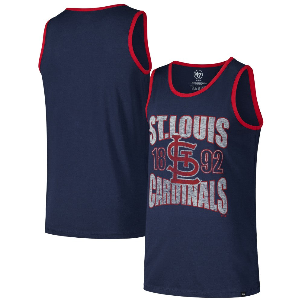 St. Louis Cardinals Upload Franklin Tank Top Navy