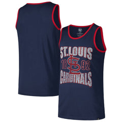 St. Louis Cardinals Upload Franklin Tank Top Navy