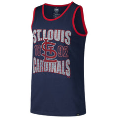 St. Louis Cardinals Upload Franklin Tank Top Navy