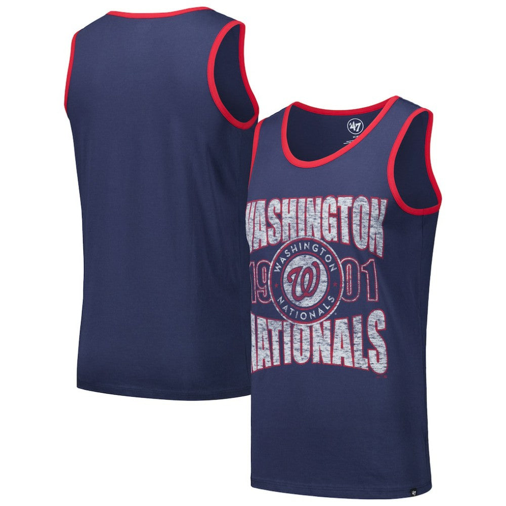 Washington Nationals Upload Franklin Tank Top Navy