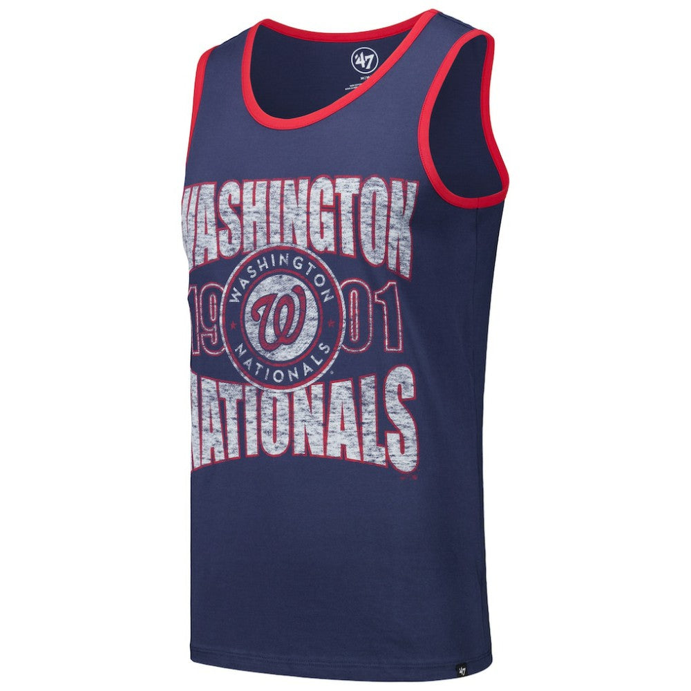Washington Nationals Upload Franklin Tank Top Navy