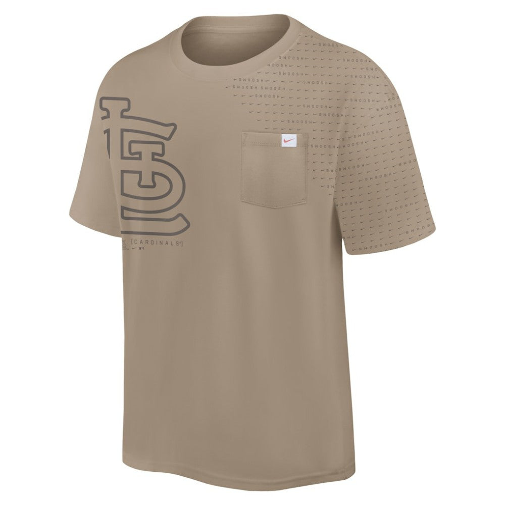 St. Louis Cardinals Statement Max90 Pocket T-Shirt Khaki