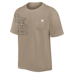 St. Louis Cardinals Statement Max90 Pocket T-Shirt Khaki