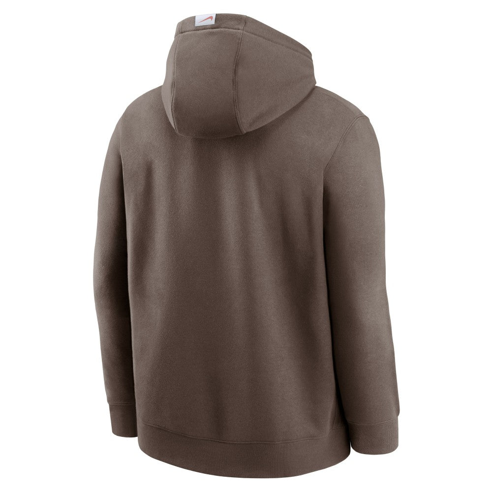 New York Mets Statement Pullover Hoodie Light Brown