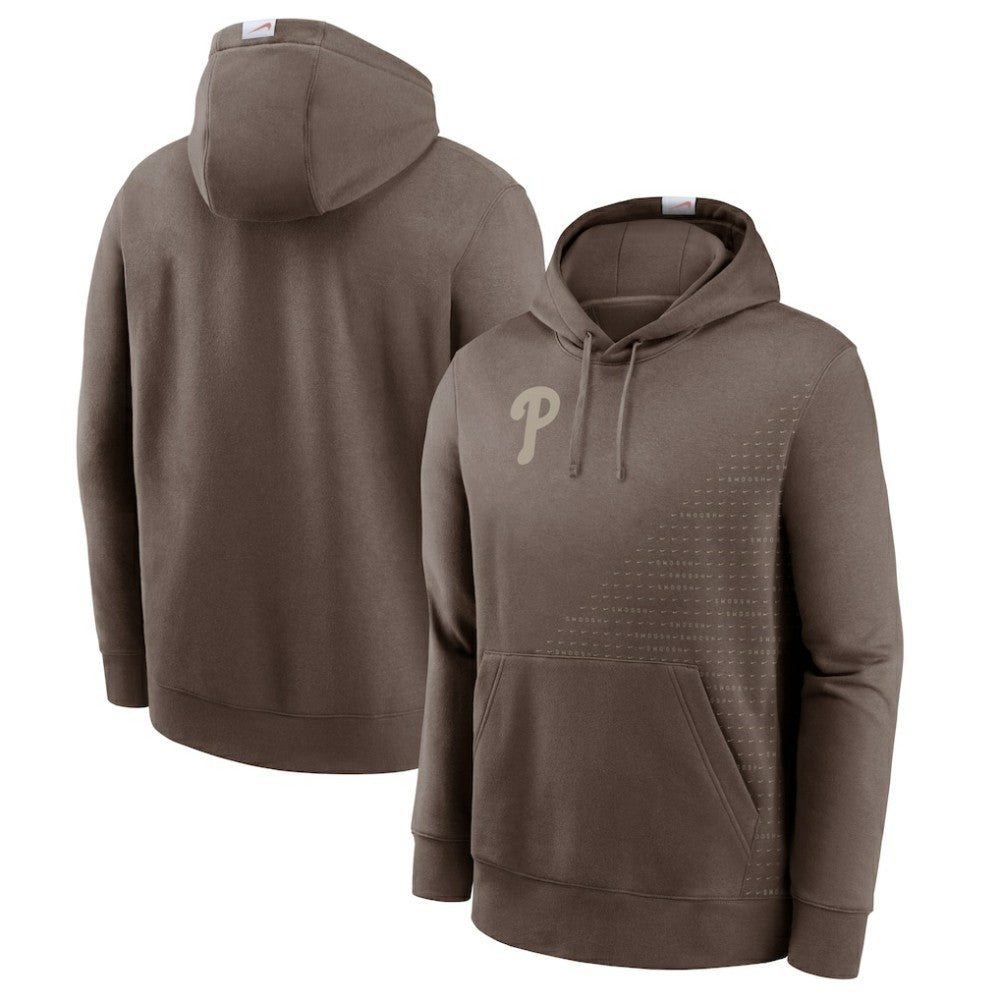 Philadelphia Phillies Statement Pullover Hoodie Light Brown