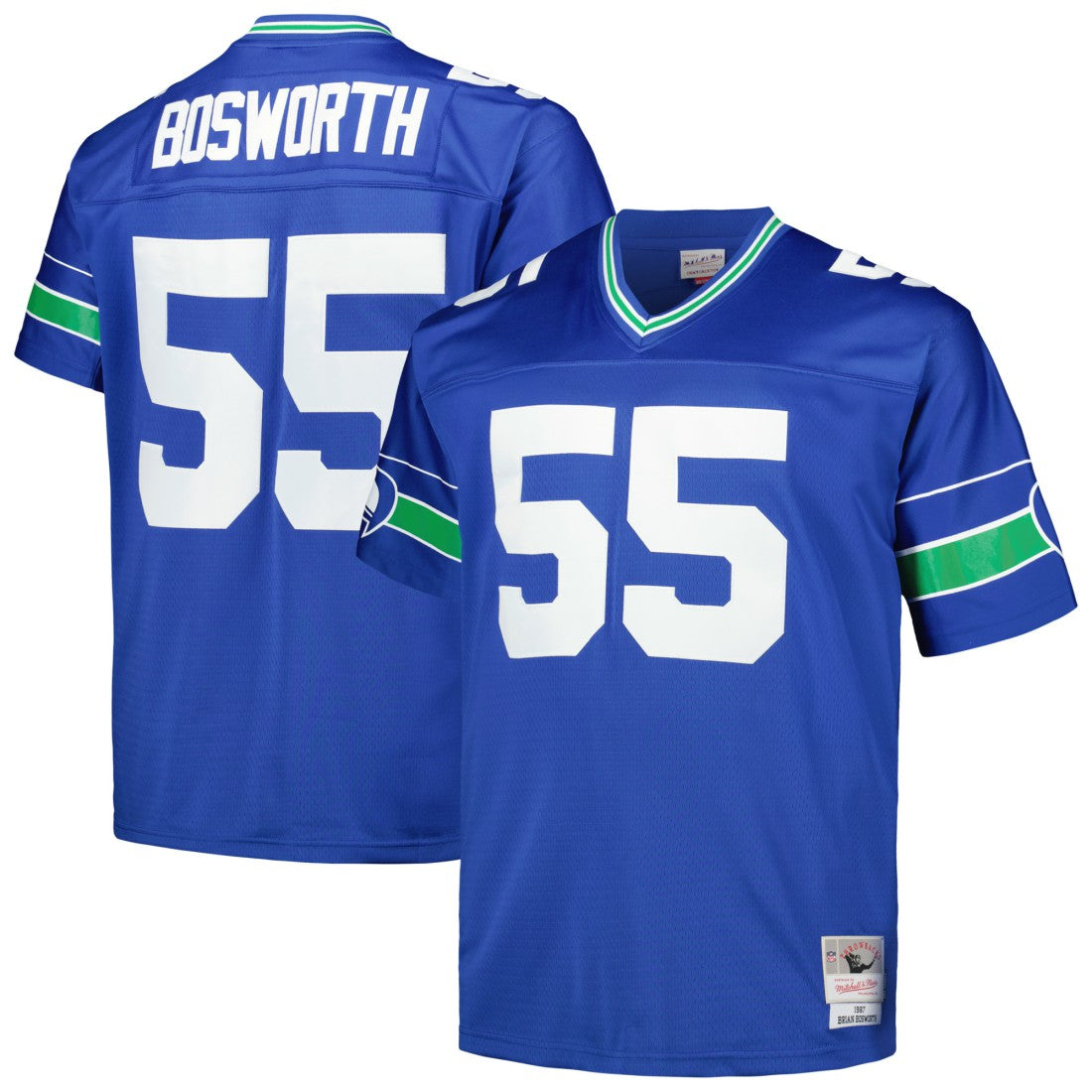 Brian Bosworth Seattle Seahawks Big & Tall 1987 Legacy Retired Player Jersey - Royal cheap