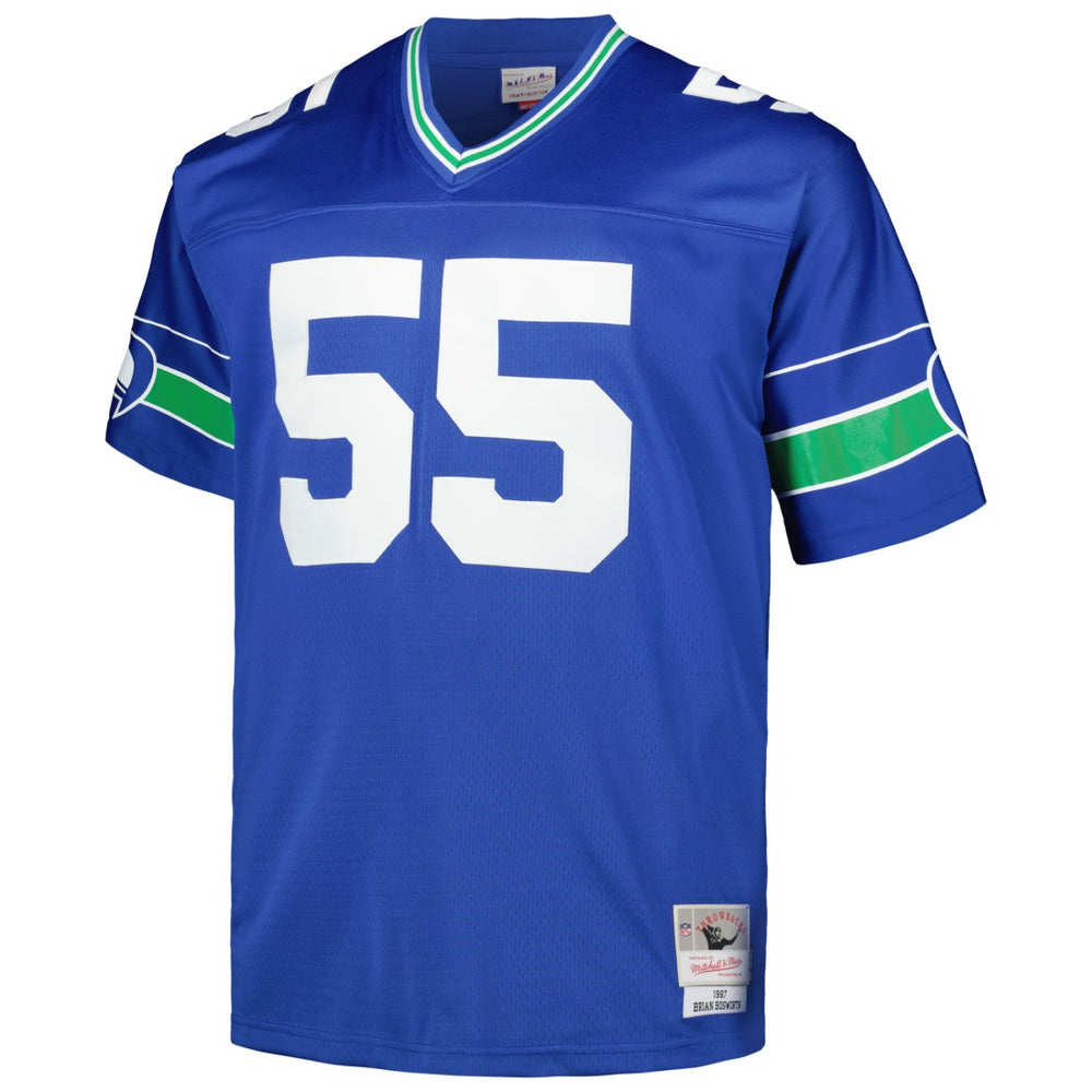 Brian Bosworth Seattle Seahawks Big & Tall 1987 Legacy Retired Player Jersey - Royal cheap