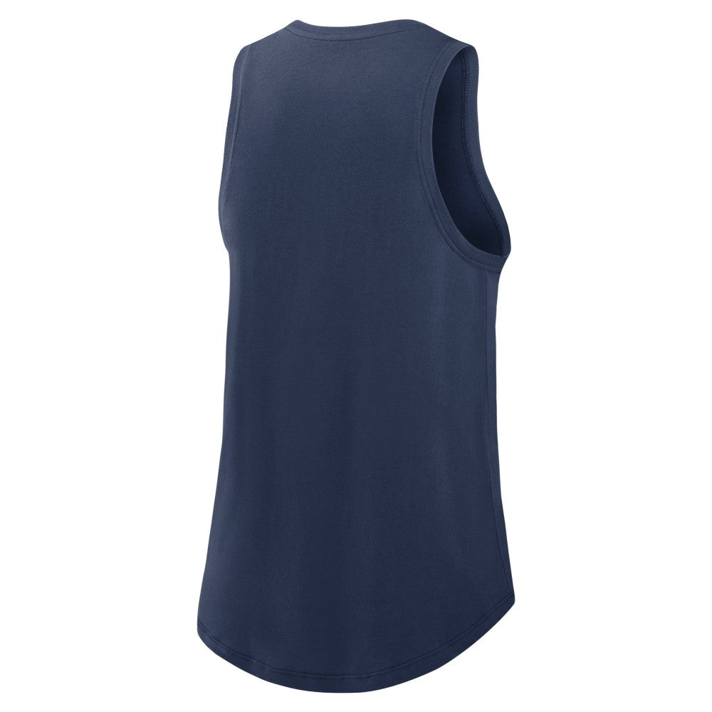 Minnesota Twins Women's Legacy Icon High Neck Dri-FIT Tank Top Navy