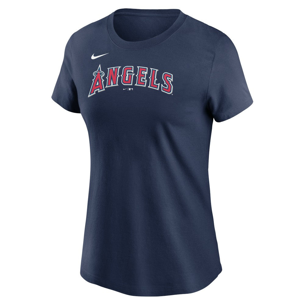 Los Angeles Angels Women's Wordmark T-Shirt Navy