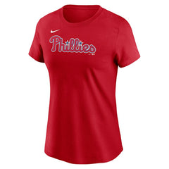 Philadelphia Phillies Women's Wordmark T-Shirt Red