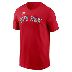 Boston Red Sox Cooperstown Collection Wordmark T-Shirt Red