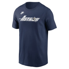 Houston Astros Cooperstown Collection Wordmark T-Shirt Navy