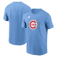 Chicago Cubs Cooperstown Collection T-Shirt Light Blue