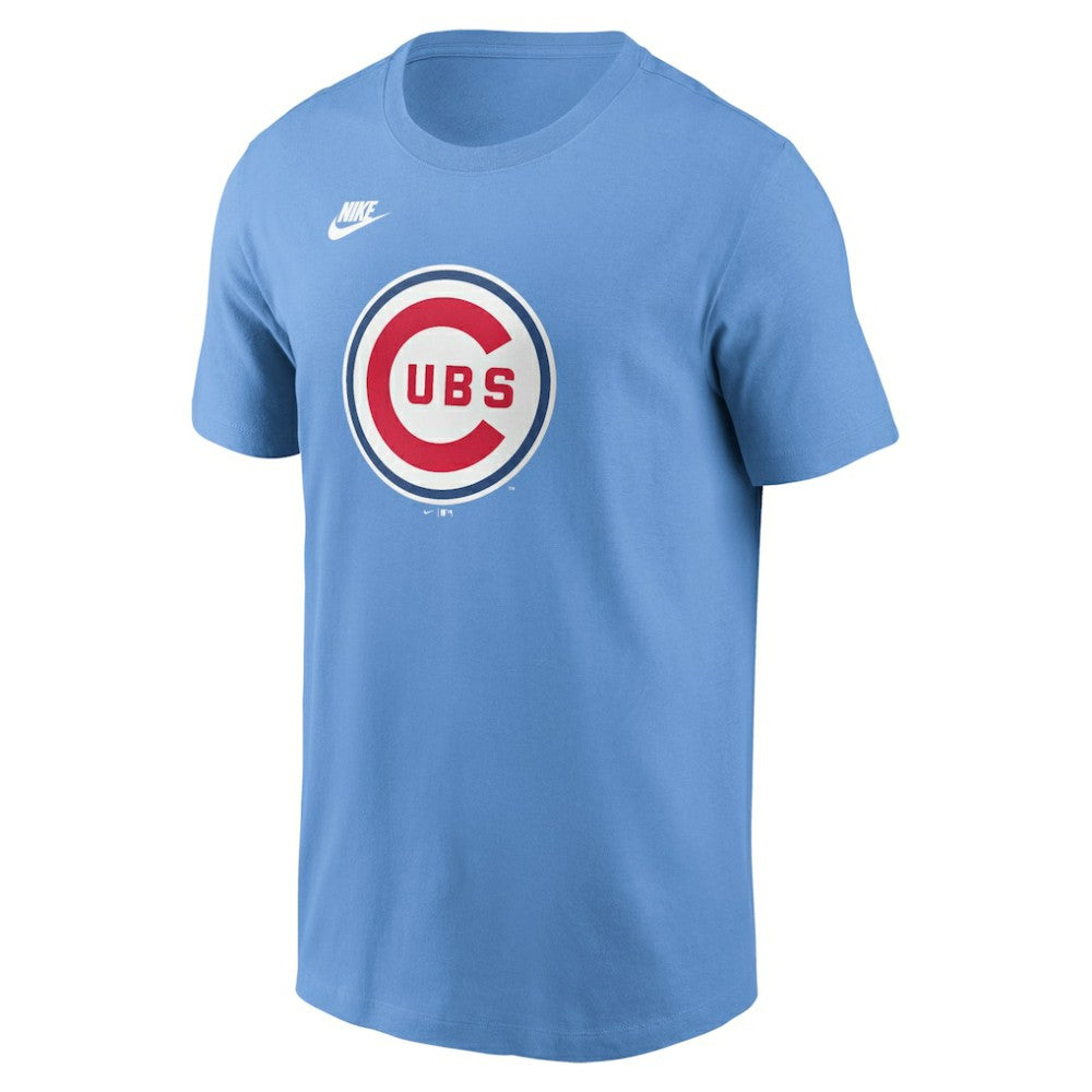 Chicago Cubs Cooperstown Collection T-Shirt Light Blue