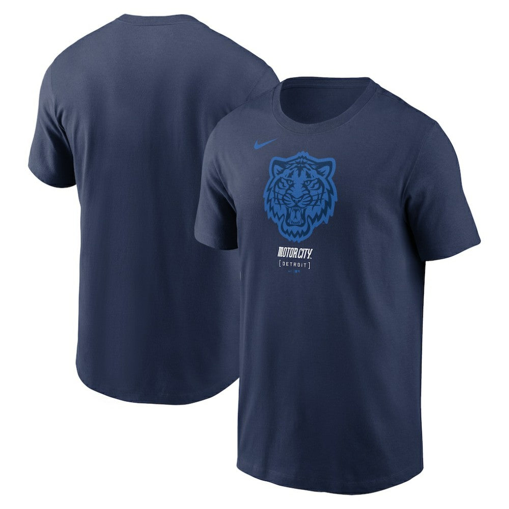 Detroit Tigers 2024 City Connect Large Logo T-Shirt Navy