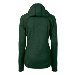 Philadelphia Eagles Cutter & Buck Women's Gridiron Classics Logo Mainsail Sweater-Knit Full-Zip Hoodie - Green sale