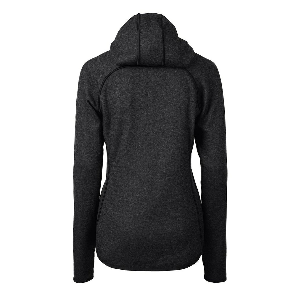 Philadelphia Eagles Cutter & Buck Women's Gridiron Classics Logo Mainsail Sweater-Knit Full-Zip Hoodie - Heather Charcoal sale