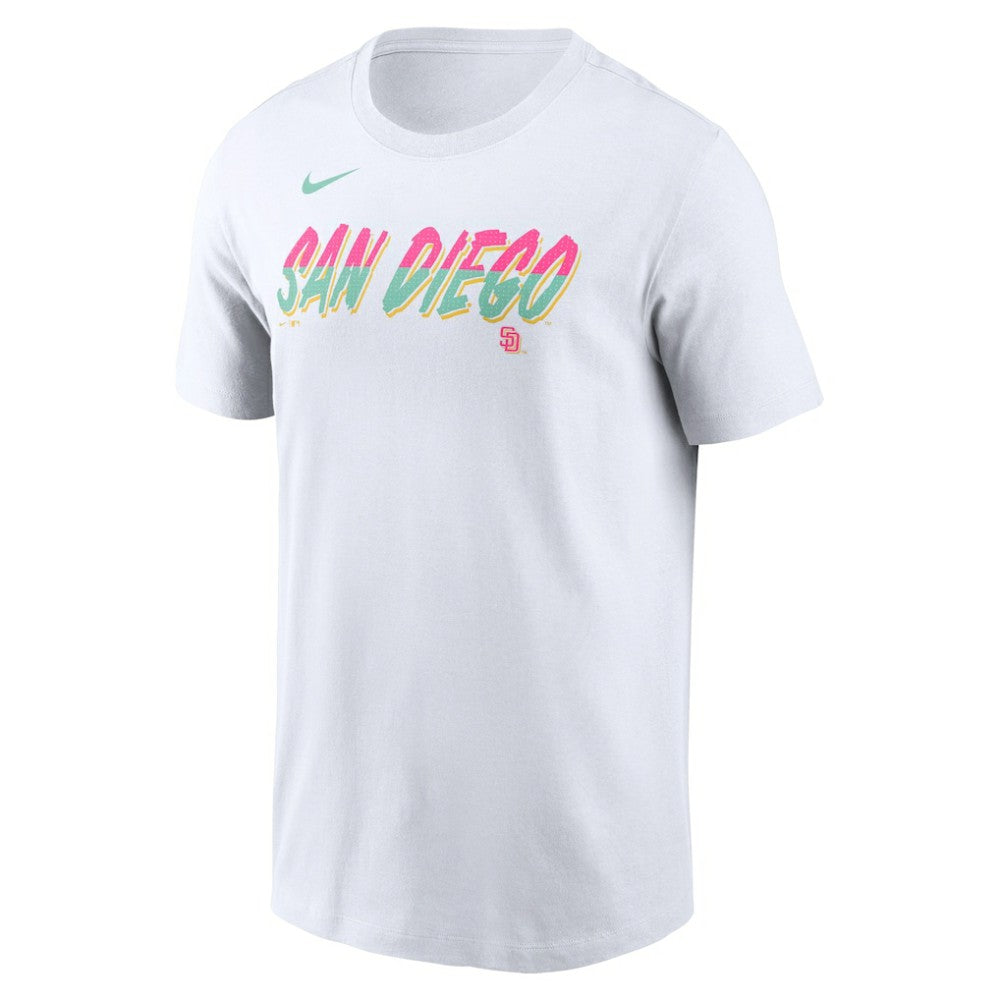 San Diego Padres City Connect Wordmark T-Shirt White