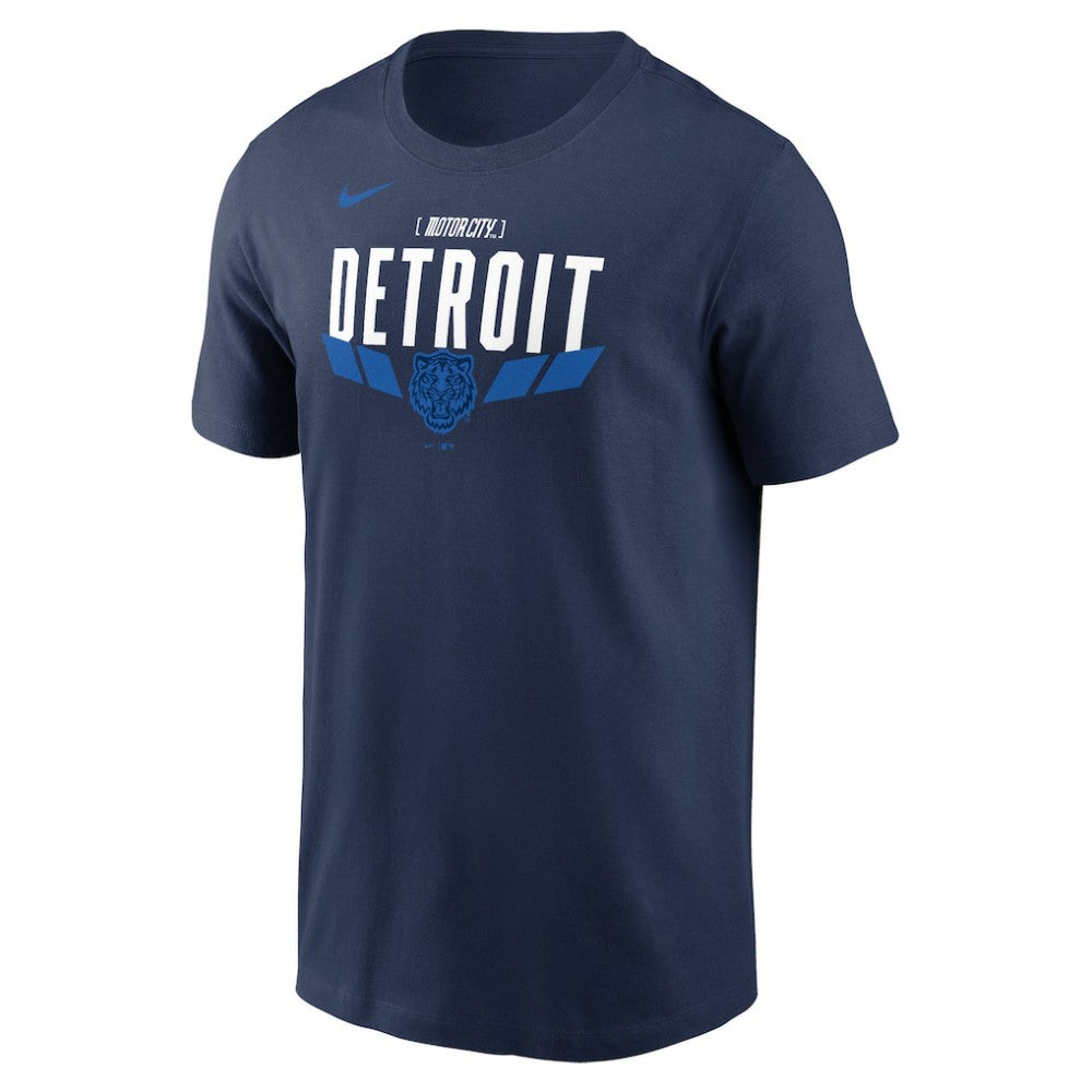 Detroit Tigers 2024 City Connect Graphic T-Shirt Navy