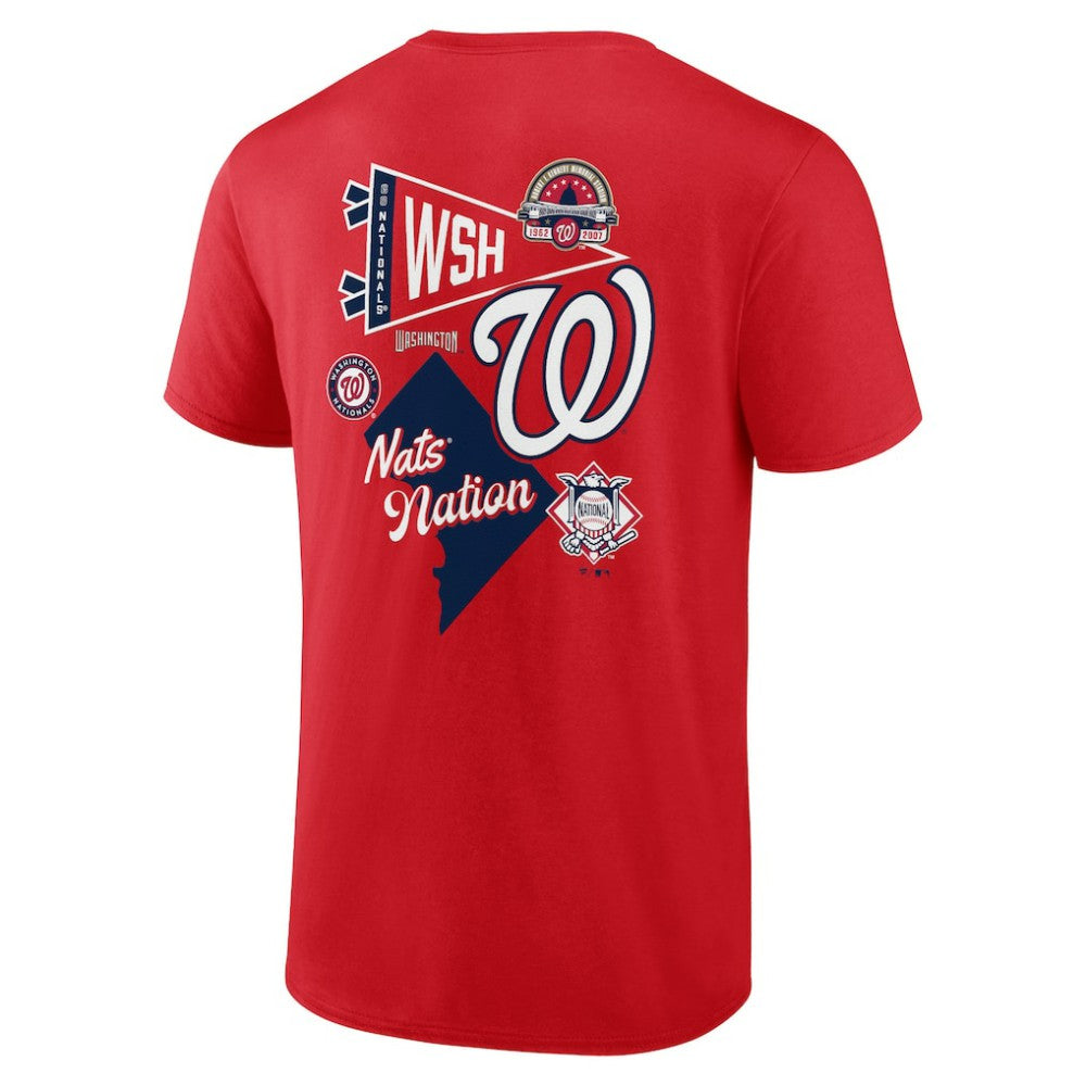 Washington Nationals Split Zone T-Shirt Red