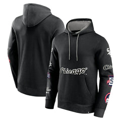 Chicago White Sox Wild Winner Pullover Hoodie Black