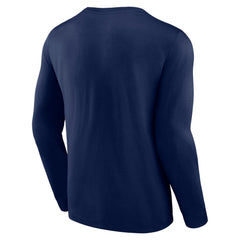Minnesota Twins Strike the Goal Long Sleeve T-Shirt Navy