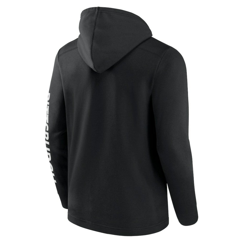Pittsburgh Pirates Ace Hoodie Full-Zip Sweatshirt Black
