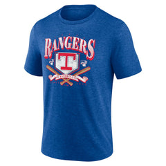 Texas Rangers Home Team Tri-Blend T-Shirt Heather Royal