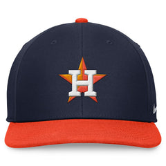 Houston Astros Two-Tone Snapback Hat Navy/Orange