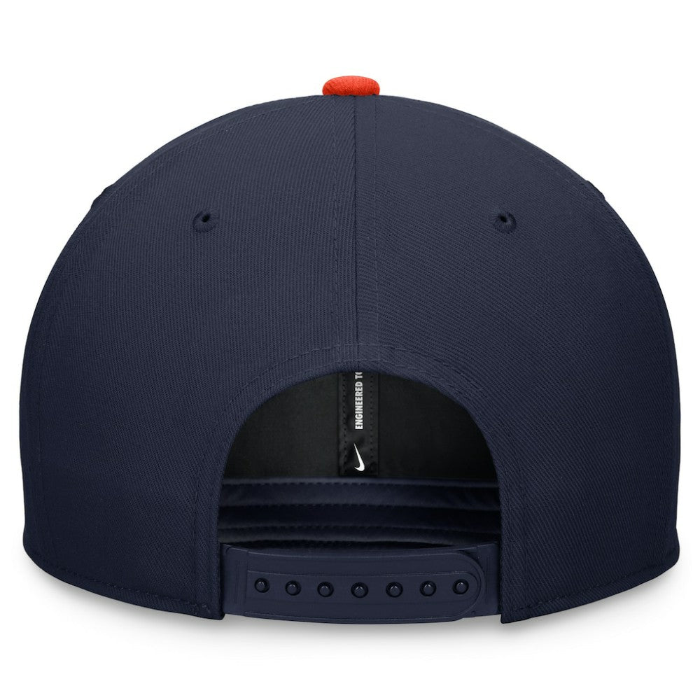 Houston Astros Two-Tone Snapback Hat Navy/Orange