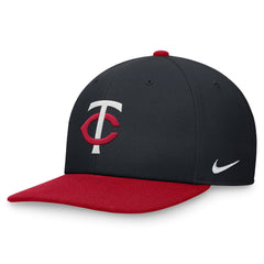 Minnesota Twins Two-Tone Snapback Hat Navy/Red