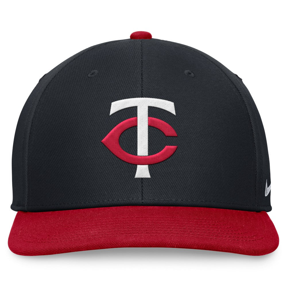 Minnesota Twins Two-Tone Snapback Hat Navy/Red