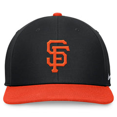 San Francisco Giants Two-Tone Snapback Hat Black/Orange