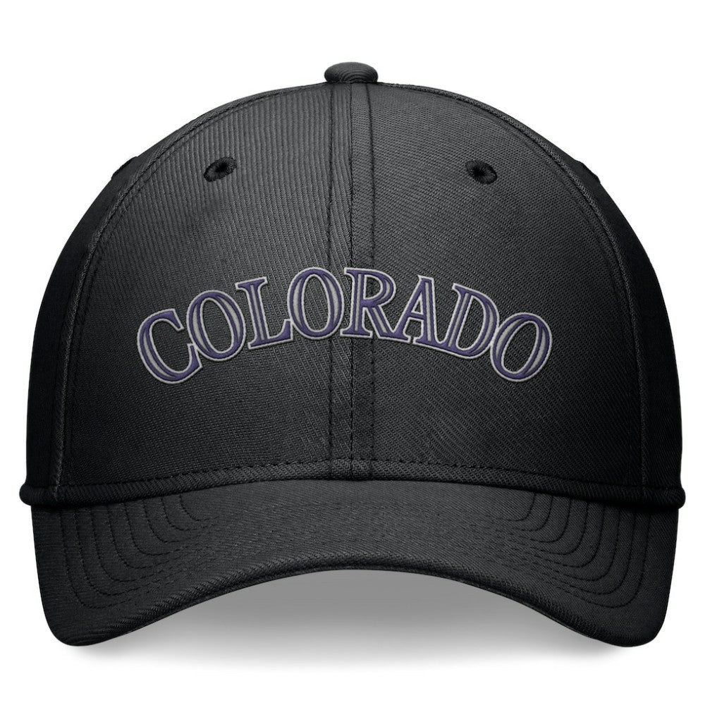 Colorado Rockies Performance Flex Hat Black
