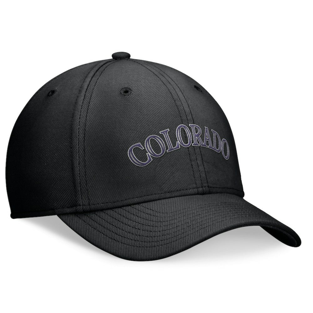 Colorado Rockies Performance Flex Hat Black