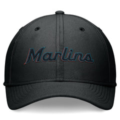 Miami Marlins Performance Flex Hat Black